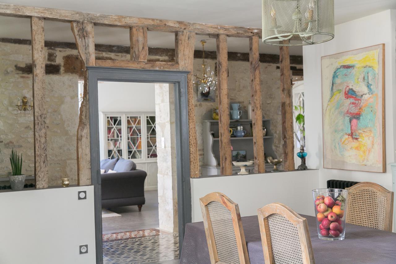 La Maison Bleue Villereal ภายนอก รูปภาพ